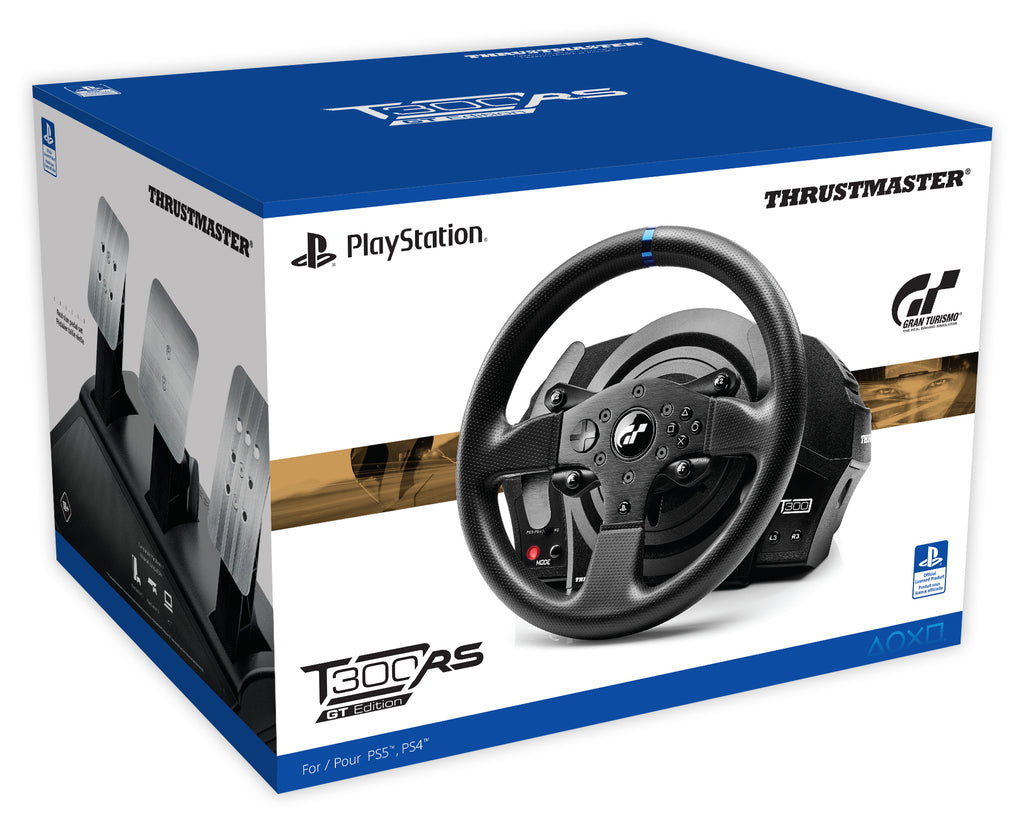Kit Volante e Pedais Thrustmaster T300 RS GT Edition para PC PS5