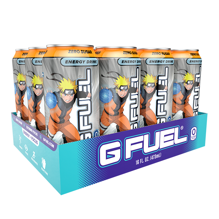 G FUEL Naruto's Soda Ice Candy Cans x12