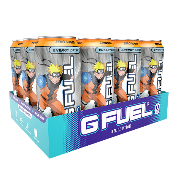 G FUEL Naruto's Soda Ice Candy Cans x12