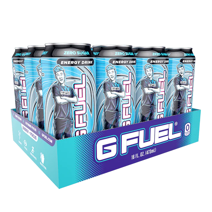 G FUEL NINJA COTTON CANDY CANS x 12