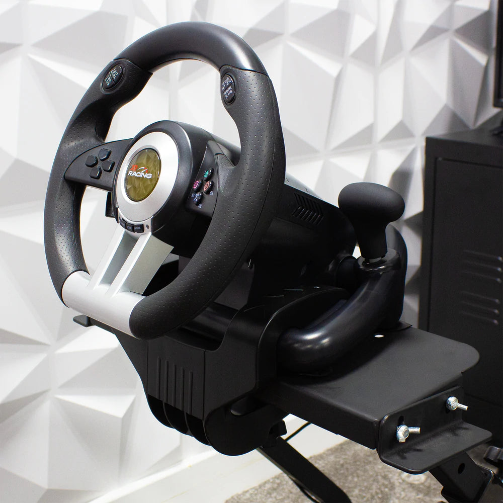 XR Racing Steering Wheel and Pedals For PC,PS4,Xbox One,Switch