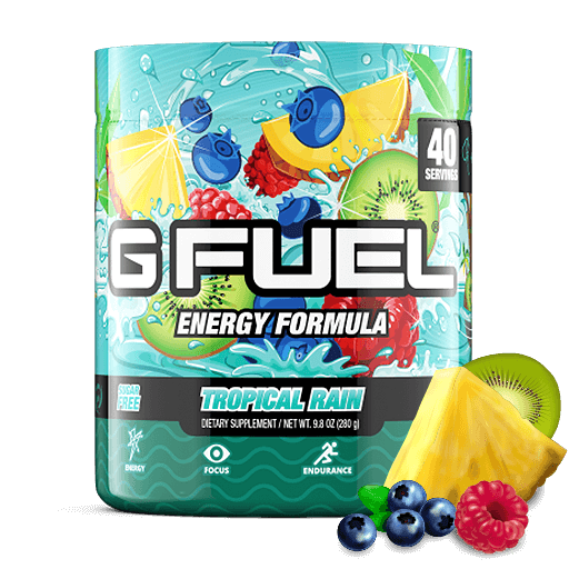 GFuel G Fuel Tropical Rain Tub Gamers energy