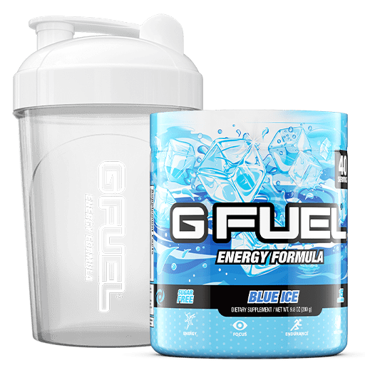 GFuel G Fuel Blue Ice Tub Bundle Gamers energy
