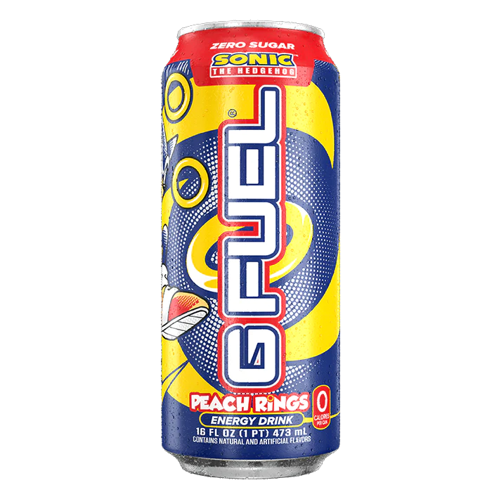 G FUEL Sonic Peach Rings Single Can